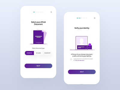 Onboard Screens UI design app blue design illustration ios minimal onboarding screen step ui ux web