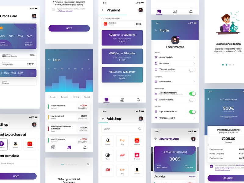 Loan iOS App by Faizur Rehman on Dribbble