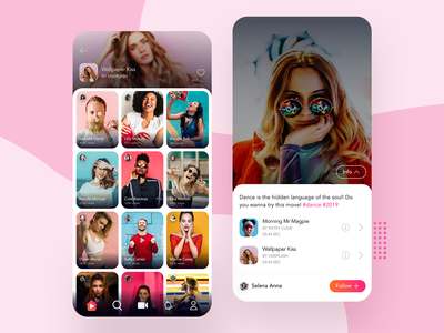 App Design - Twiddle App album android app feed icons ios music search track ui uidesign uiux user experience video app