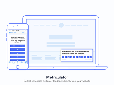 Metriculator - In app customer survey tool