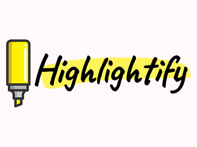 Highlightify Logo annotator highlight marker sharpie