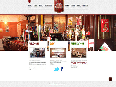 Tia Maria Restaurant Website website website design