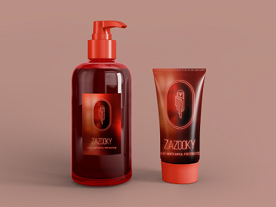 Logo Template Zazooky Cosmetics art deco branding design icon illustration line art logo minimal owl logo vector