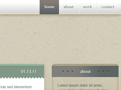 WordPress Theme Menu menu texture wordpress