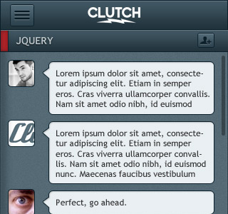 Clutch Chat chat mobile