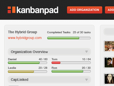 Kanbanpad Dashboard