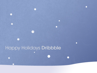 Happy Holidays Dribbble