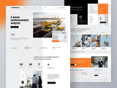 Construction Website adobe xd construction construction company construction website craft crane ui uidesign ux