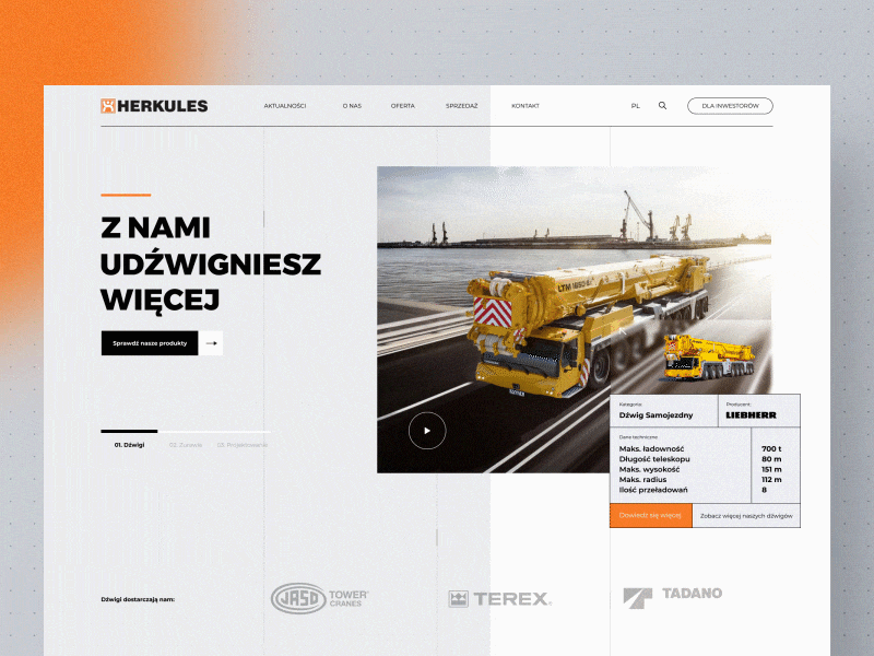 Construction Website Animation 2d animation adobe xd animated gif animated website animation 2d construction construction website crane ui uidesign ux website design