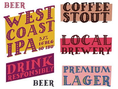 BrewBear font brew font hand drawn typography vinagre