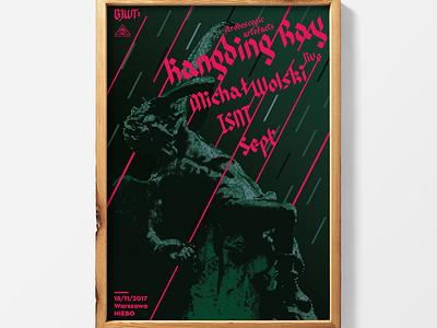 Kangding Ray, gig poster.