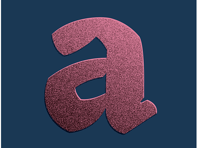 „a” a caligraphy letter typography