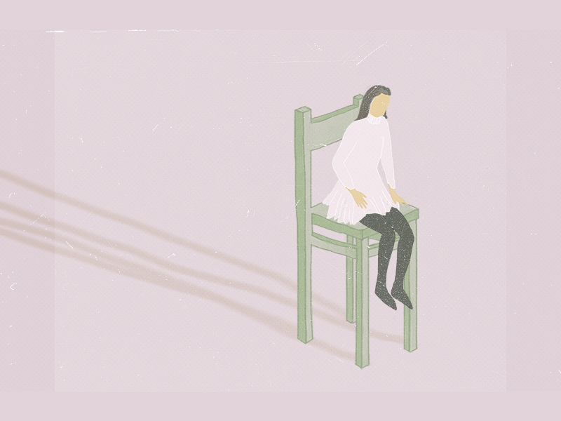 Forever little girl hello dribbble first pink illustration design aniamtion flat girl motion gif minimal identity clean character art animation