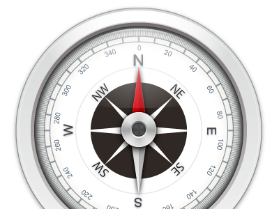 Compass White app icon