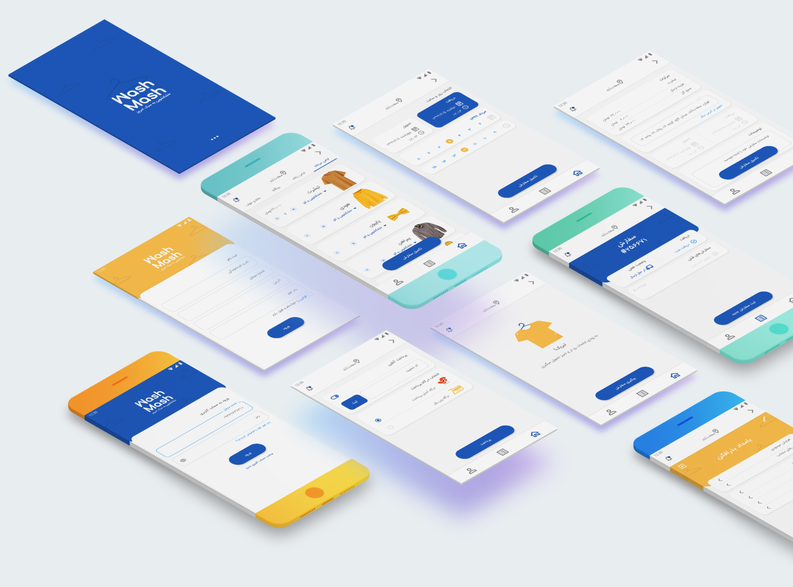 Wash Mash App by Mehrnaz Mohammadi Gaskari on Dribbble