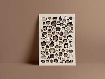 Faces Poster