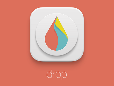 Drop Ios app application icon ios logo