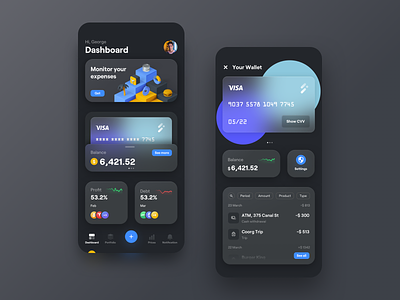 Track your spending - financial concept app