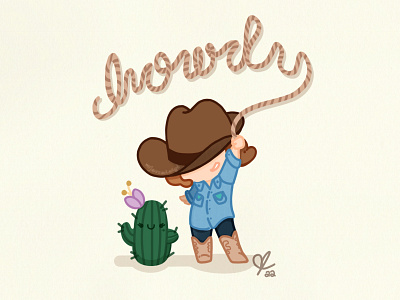 HOWDY branding childrens illustration design graphic design illustration illustration art logo