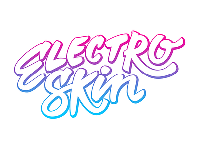 Electro Skin branding brush brush lettering brush pen brushpen lettering logo