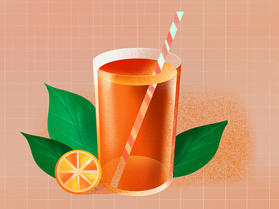 lemon tea animation design illustration ui