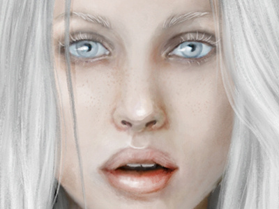 Albino albino beauty face female photoshop