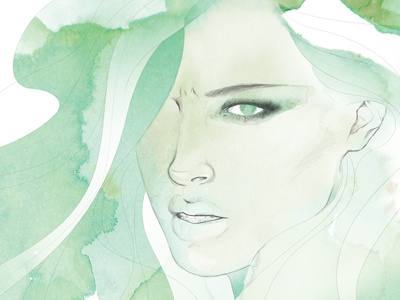 Invidia art deadly digital envy fashion illustration illustrator knibbs lily seven sins