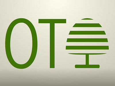 OT Logo abstract green logo