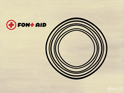 An expression of sound for FontAid VIII abstract fontaid glyph lettering om type design