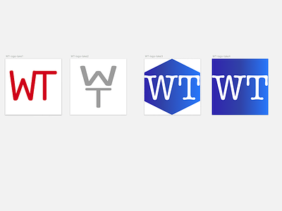 wt logo blue logo logotype minimal white