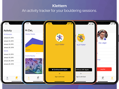 Klettern - An activity tracker for bouldering
