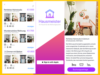 Hausmeister - Wohnungssuche App