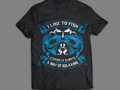 Cool Fishing T Shirt Designs designs, themes, templates and downloadable  graphic elements on Dribbble