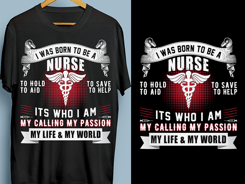 Download Nurse T-shirt Design by Tanvir A Rabby on Dribbble