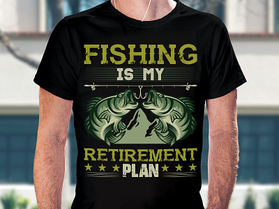 Fishing T-shirt Design by Tanvir A Rabby on Dribbble