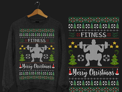 Christmas Fitness Sweater/T-shirt Design