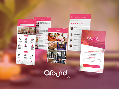 around by app design ui