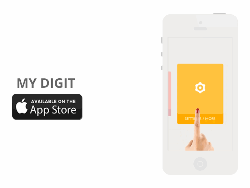 My Digit [GIF] animation app game indicator ios iphone loading ux
