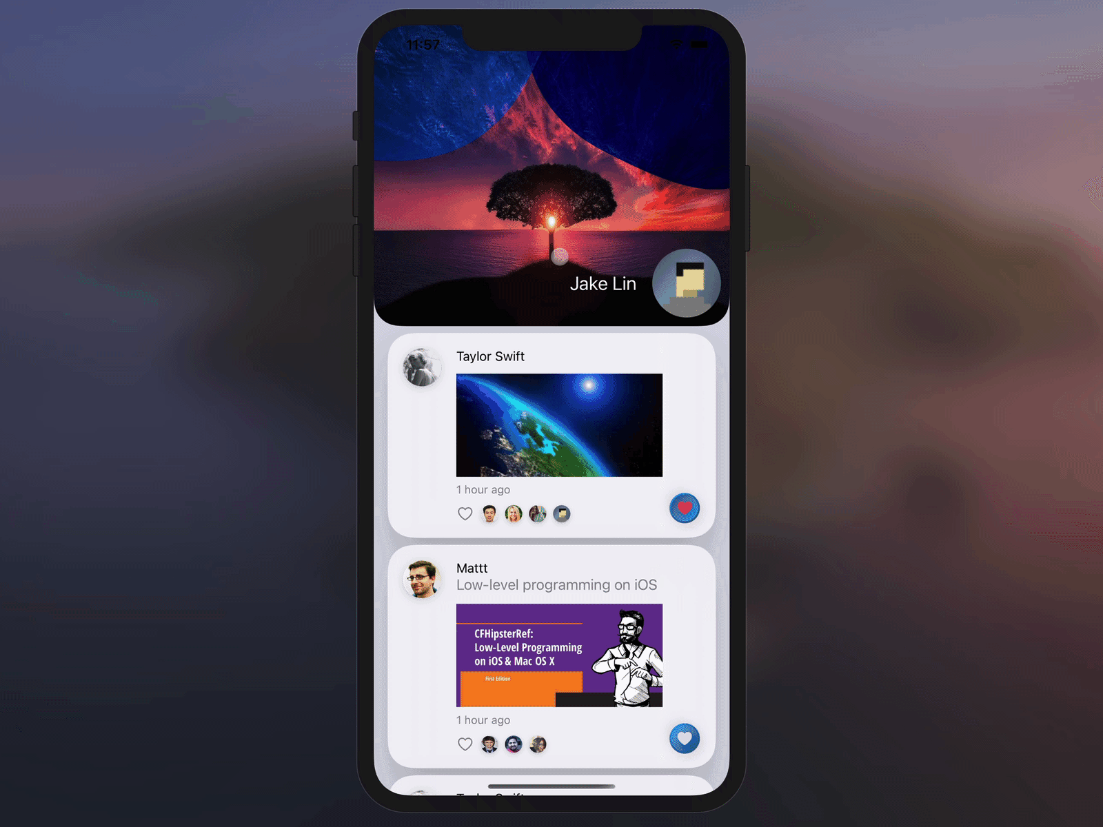 Moments - SwiftUI App with neumorphic design