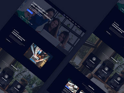 Dark Website Template