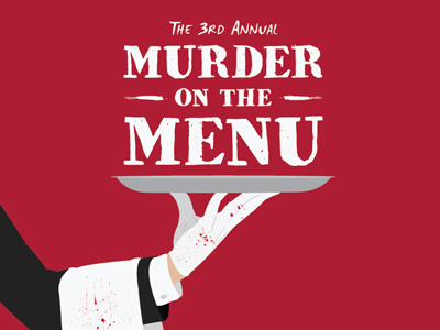 Murder On The Menu fundraiser menu murder on the