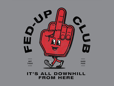 Fed-Up Club - Mascot