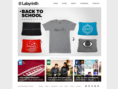 New Labyrinth Homepage