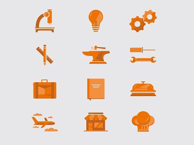 Work & Industry Icon Set