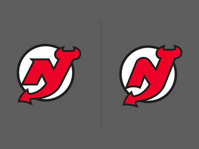 NJ Devils brand devils hockey ice hockey icon identity jersey devil logo mark nj refresh sports