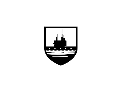 16 Submarines - Clothing Mark brand icon identity illustration mark submarine water