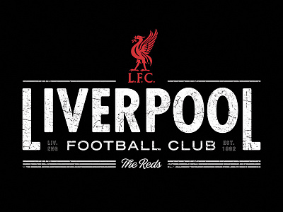 LFC - Varsity Tee football lfc liverpool minmal tee texture vintage