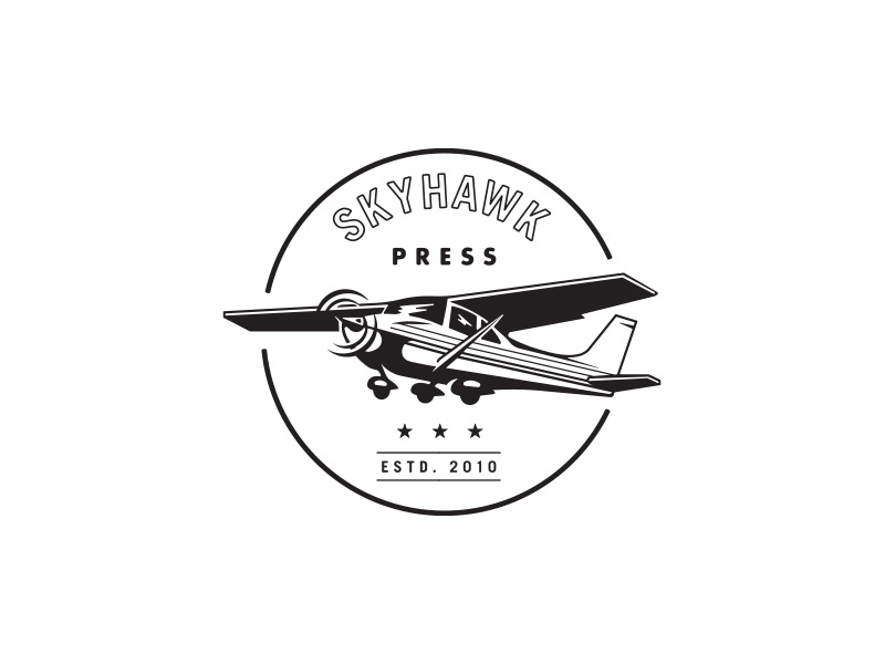 Skyhawk Press - Logo Alt by Nader Boraie on Dribbble