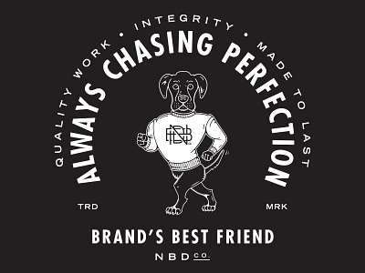 NBDco. - Good Boy branding dog identity labrador logo mascot merch nbd retriever tee vintage
