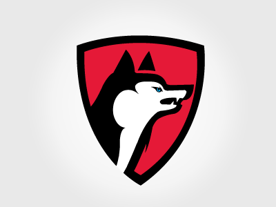 Husky Badge badge degree project emblem husky northeastern